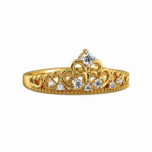 Diamond Ring In 18Kt Gold